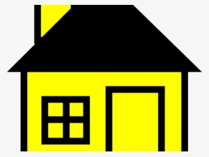 Haunted House Clipart Home Made - House Yellow Clip Art