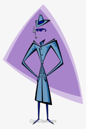 Invisible Man Royalty Free Vector Clip Art Illustration - Clip Art