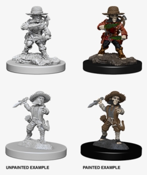 Pathfinder Deep Cuts Unpainted Minis Male Halfling - Pathfinder Deep Cuts Unpainted Miniatures Male Halfling