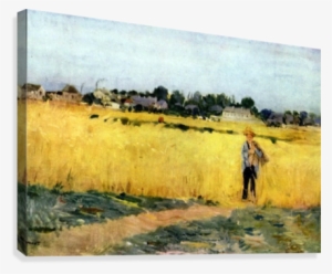 Cornfield By Morisot Canvas Print - Grain Field Morisot