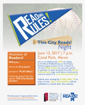 This City Reads Night Flyer