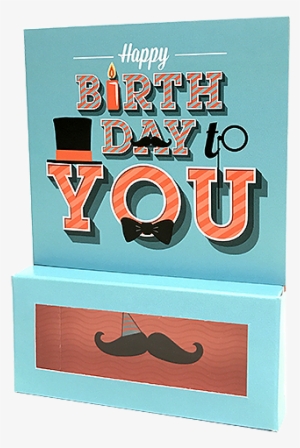 Treeting Cards "invisible Man" Birthday Greeting Card - Vintage Geburtstags-karte #8 Postkarte