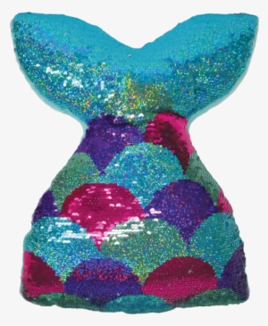 Mermaid Tail Reversible Sequin Pillow In Purples And - Ankit Mermaid Pillow Reversible Sequin Pillow That