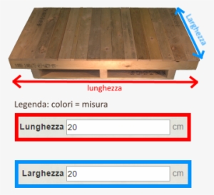 Misure Pallet Con Travatura - Plywood