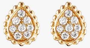 Stud Earring Png - Gold Ear Stud Png