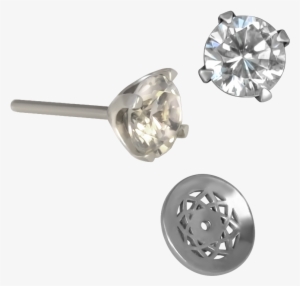 Ear-stud Earrings - Diamond