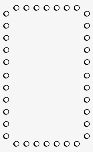Dot Border Cliparts - Dots Border Black And White