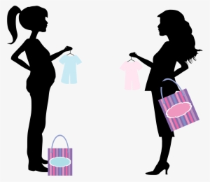 Pregnant Women Clip Art - Pregnant Woman With Phone Clipart