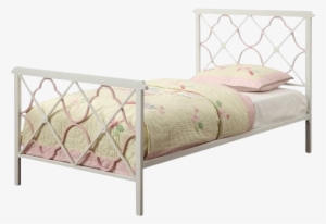 Coaster Juliette Metal Bed With Headboard And Footboard - Bowery Hill Full Metal Bed In White