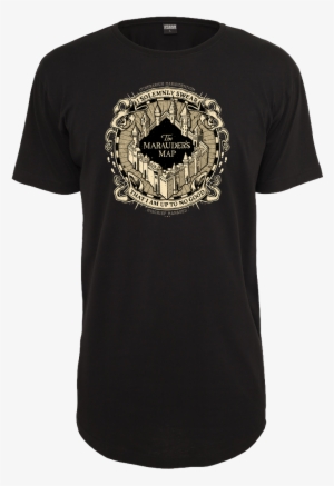 Studiom6 Marauders Map T-shirt Urban Classics Long - Illuminati T Shirt