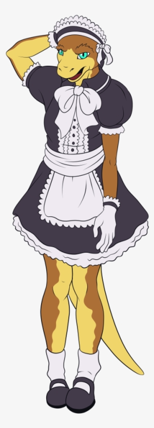 Gecko Maid Outfit Commission - Gecko Maid