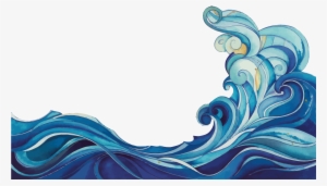 Cartoon Wave Clip Art - Wave Pattern Wave Clip Art