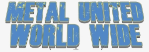 Metal United World Wide Banner - Electric Blue