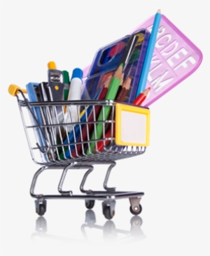 Carrito De Compras Con Utiles - Utiles Escolares Carrito De Compras