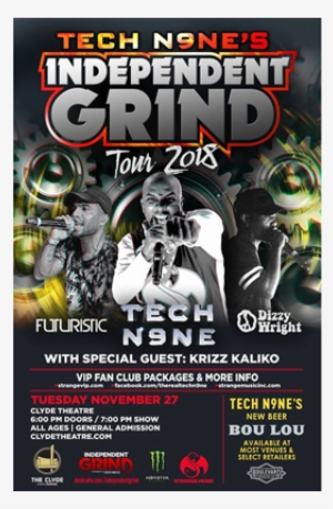 Tech N9ne Independent Grind Tour 2018