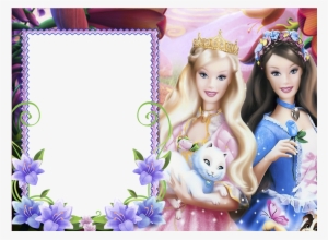 Moldura Princesas Barbie Em Png