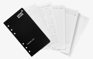 Montblanc 2017 Day Per Page A6 Insert