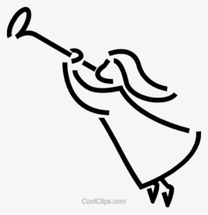 Anjo Com Corneta Livre De Direitos Vetores Clip Art - Anjo Vetor Png