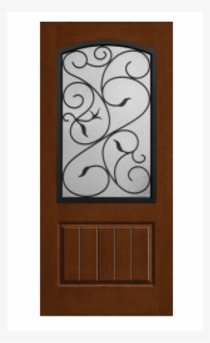 Pennington Therma Tru Rustic Wrought Iron Augustine - Door