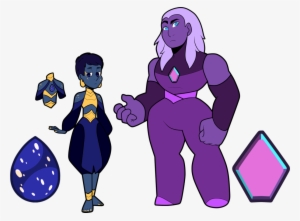 [custom] Lapis Lazuli Purple Galaxy Aura Quartz By - Purple Elbaite Steven Universe