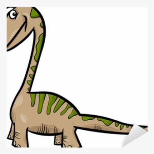 Vinilo Pixerstick Apatosaurus Ilustración De Dibujos - Illustration