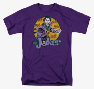 Laughing Joker Batman T-shirt - Joker Cartoon Shirt