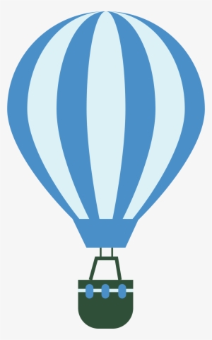 Big Image - Hot Air Balloon Clipart Blue
