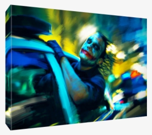 Art-wrench - Com - Joker Police Car Canvas