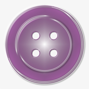 Dressmaking, Buttons, Lilac - Boton De Ropa Png