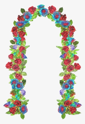 Rose Pattern Roses Background Image - Arco De Flores Png