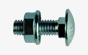 Tornillo Cabeza Redonda Cuello Con Tuerca M6 X 16 Mm - Tornillo Cabeza Redonda Con Tuerca Ficha