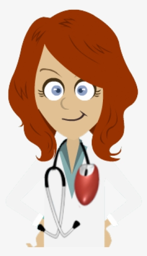 Kim - Doctor Cartoon Girl Png