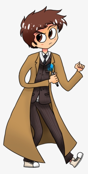 11th Doctor Cartoon Drawing - 10th Doctor Doctor Who Cartoon