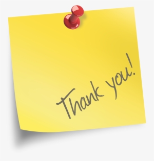 Image Sticker In Png Format - Thank You Note Png