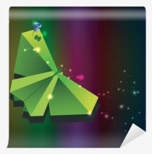 The Paper Butterfly Is Pinned To A Wall - Paper