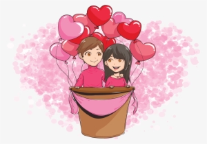 Creatures In Love Vector Illustration - Love Vector