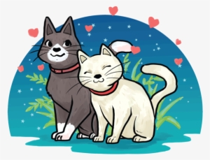 Creatures In Love Vector Illustration Ai, Svg File - Euclidean Vector