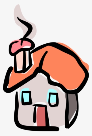 Vector Illustration Of Family Home Dwelling House Or - Poem About Family With Personification