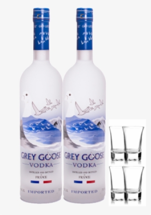 洋酒法国grey Goose Vodka灰雁伏特加750ml 原味双瓶 - Grey Goose Vodka
