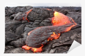 Poster: Sepp's Active Pahoehoe-type Lava Flow