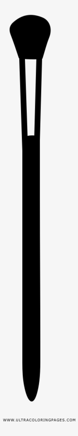 Crease Brush Coloring Page - Makeup Brushes