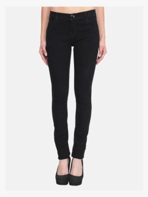 Crease & Clips Slim Women's Black Jeans - J Brand High Rise Skinny Black