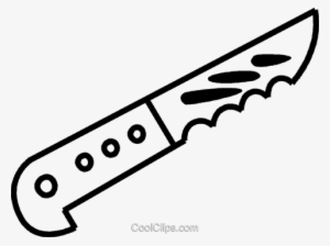 Steak Knife Royalty Free Vector Clip Art Illustration - Illustration