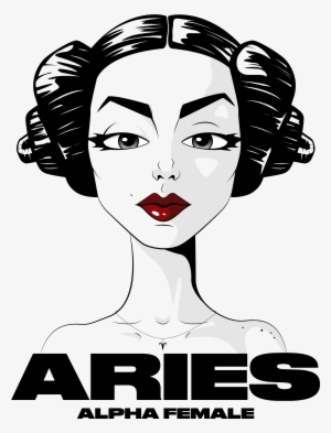 Aries Alpha Female T - Retro Style