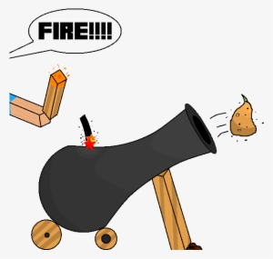 Potato Cannon - Potato Cannon Cartoon