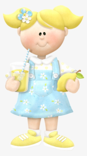 Cute Clipart Life's Little Lemons - Little Girls Summer Clipart