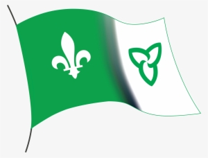 Télécharger - Drapeau Franco Ontarien Clipart