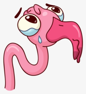 Sad Flamingo Pity Sorrow Sympathy Tears - Png Стикеры Из Вк Фламинго