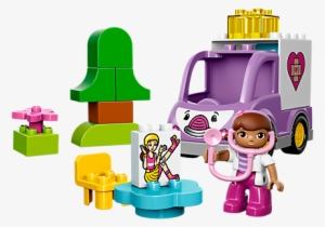 La Ambulancia Rosie De La Doctora Juguetes - Doc Mcstuffins Duplo Ambulance