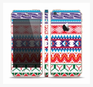 The Vector White Blue Red Aztec Pattern Skin Set For - Function